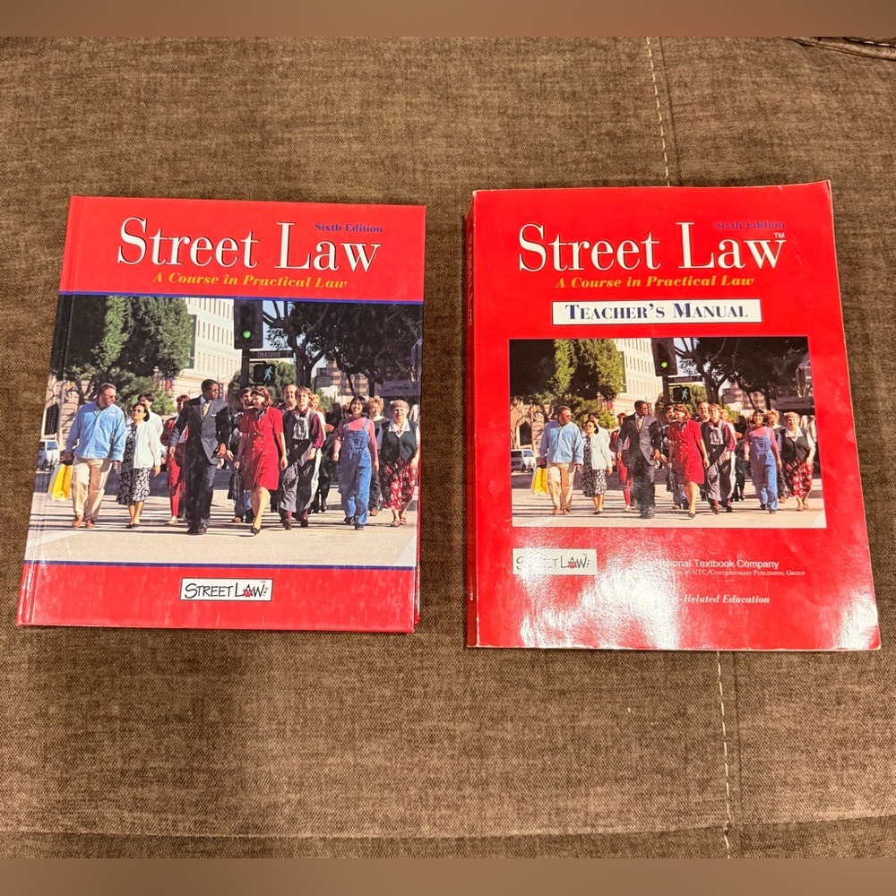 Street Law 6th Ed Textbook + Teacher's
Manual Bundle (Practical Law Set)